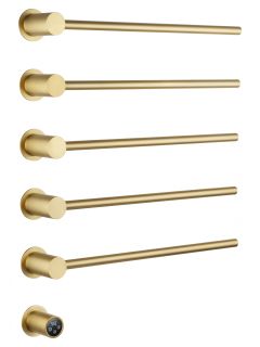 Полотенцесушитель электрический встраиваемый Wonzon & Woghand Hamburg WW-AL315-BG 46x72 см с внутренней частью брашированное золото